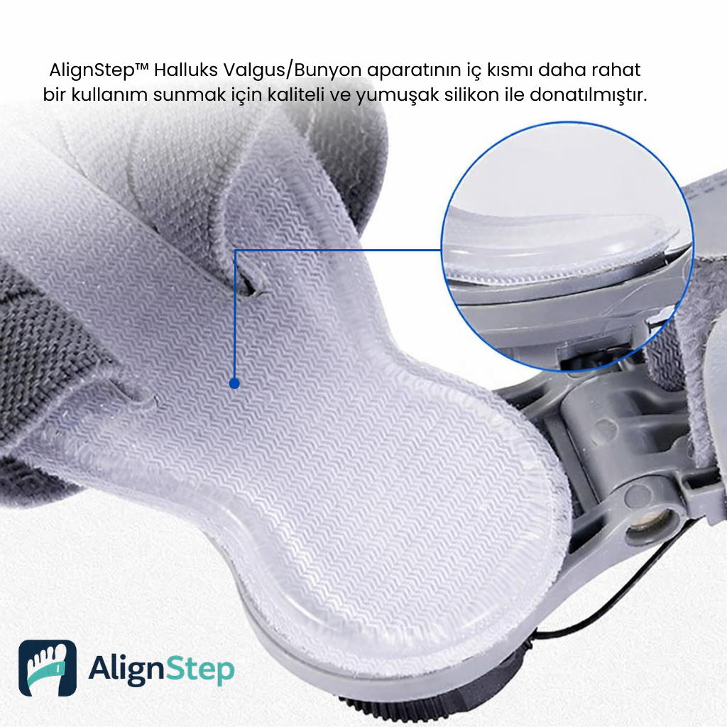 AlignStep™ Bunion Splint – Ayarlanabilir Başparmak Destek Ateli