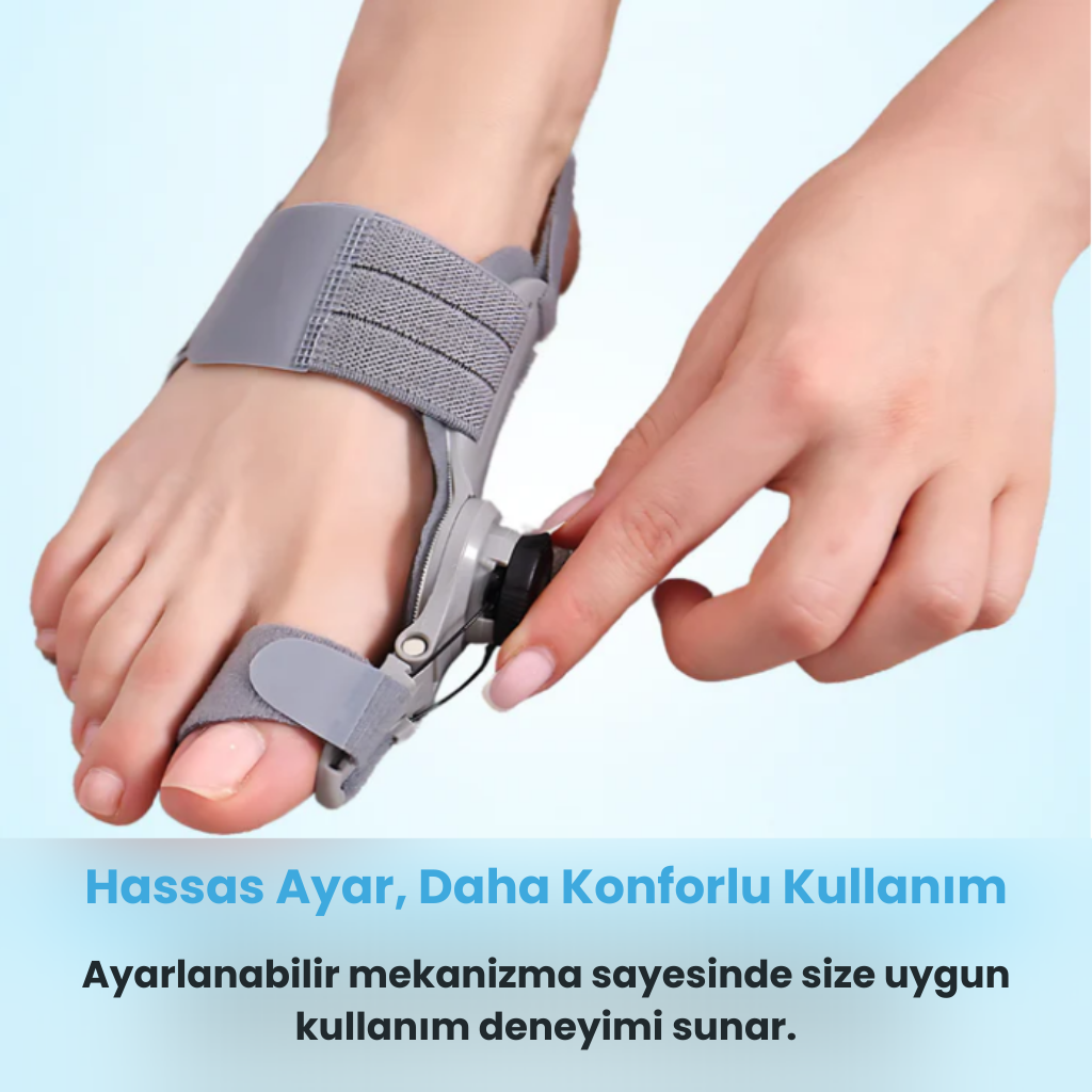AlignStep™ Bunion Splint – Ayarlanabilir Başparmak Destek Ateli